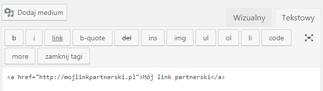 link partnerski html dofollow